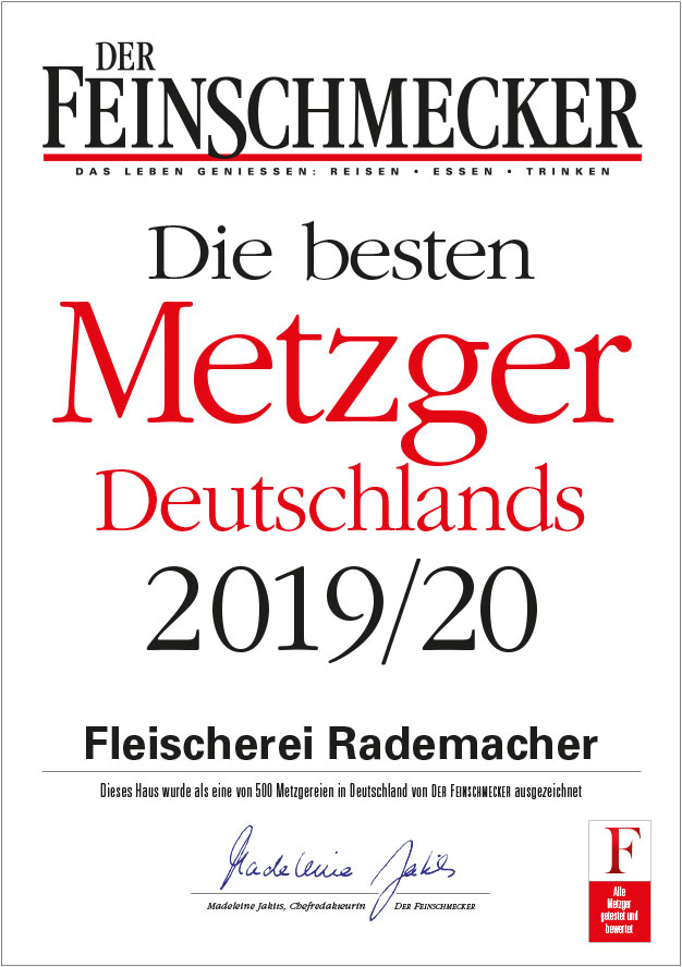 Feinschmecker Die besten Metzger 2019/20