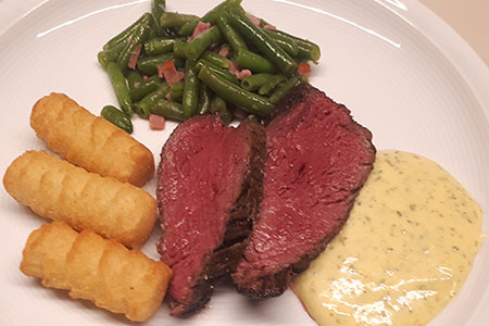 Chateaubriand mit einer geling sicheren Sauce nach Art einer Béarnaise