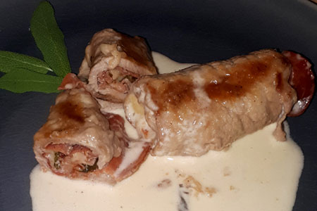 Involtini à la Saltimbocca